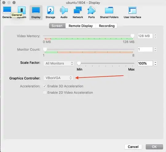 screenshot of vbox settings