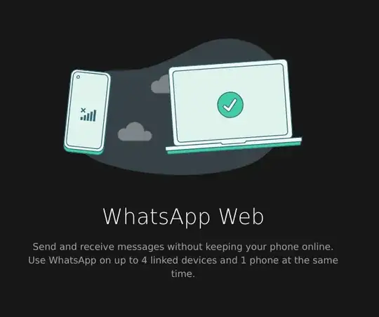 graphic: phone with no service and computer with checkmark and caption below