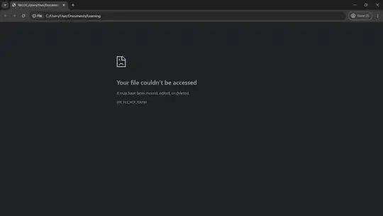 Screenshot of "File couldn't be accessed" page in Chrome