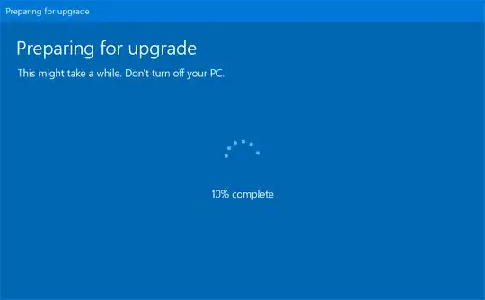 preparing for upgrade