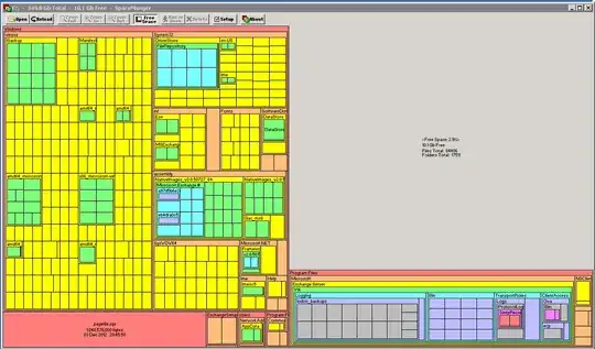 SpaceMonger hard drive readout