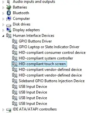 HID Compliant touch screen