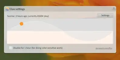 f.lux settings