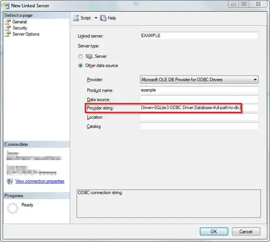 Linked Server Properties
