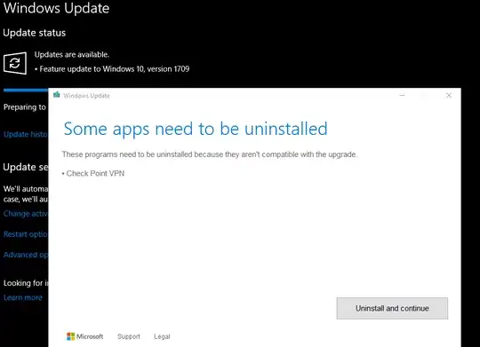 Incompatible software