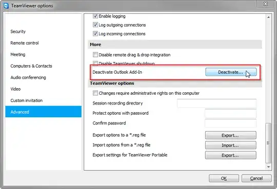Deactivate Outlook Add-In
