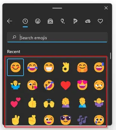 emoji keyboard