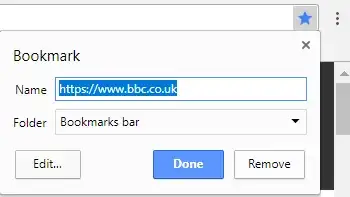 bookmarks dropdown