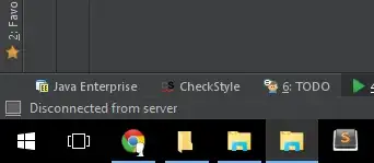 Screenshot of decombined buttons