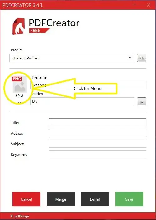 PDFCreator screenshot