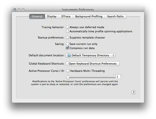 Instruments.app Preferences: General Pane