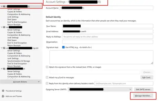Thunderbird Account Settings