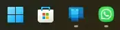 Windows taskbar