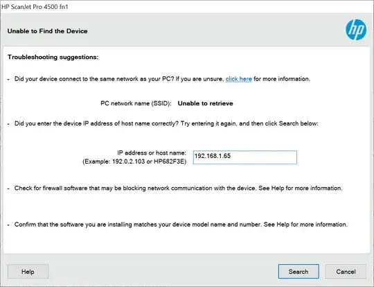 HP ScanJet Pro 4500 fn 1 Setup Wizard