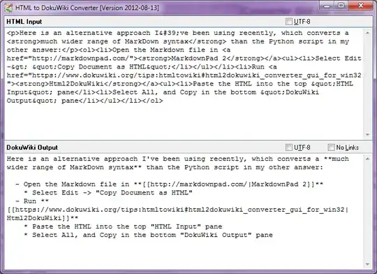 HTML to DokuWiki Screenshot