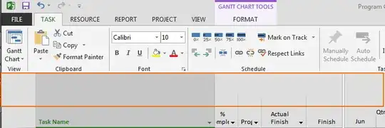 Project 2013 whitespace fail