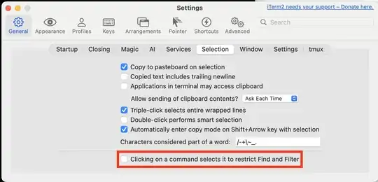 Screenshot of settings higlighting the option to change