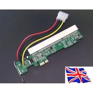 PCI Express x1 to PCI/PCI-X Adapter Card from Pridopia