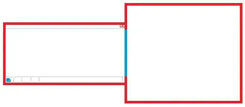 Monitor setup with collision