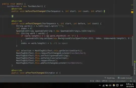 This is how it looks