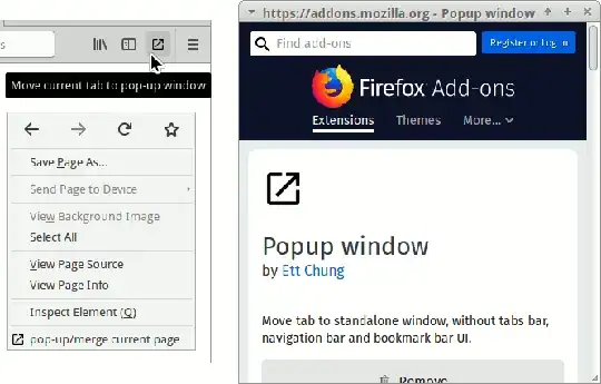 Popup window by Ett Chung