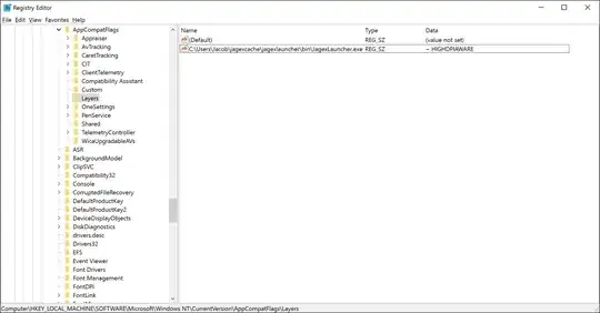registry key in question