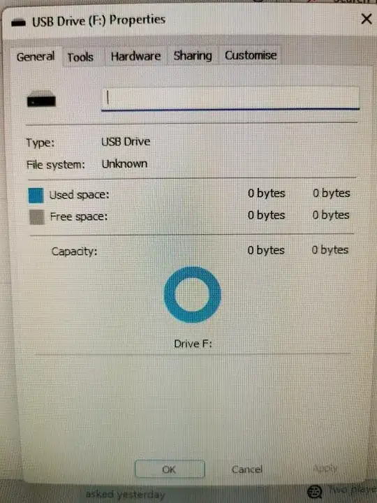 As shown by windows explorer
