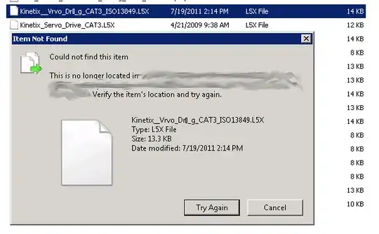 Item not found for deletion