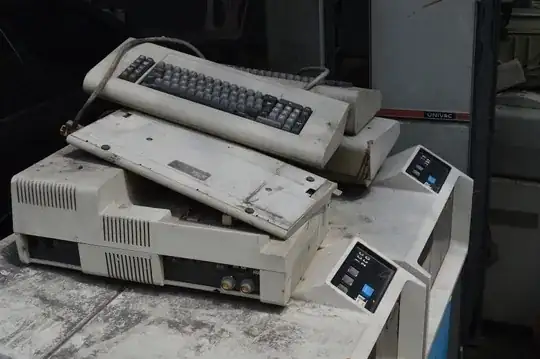 view full size Any clues on this lot? Especially the big devices underneath? The keyboards might belong to a Raytheon PTS-100 of which there seems to be several (another photo)
