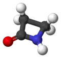 Amides in four-membered rings are called beta-lactams or β-lactams. All penicillins contain a β-lactam ring.