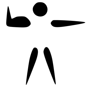 Bodybuilding pictogram