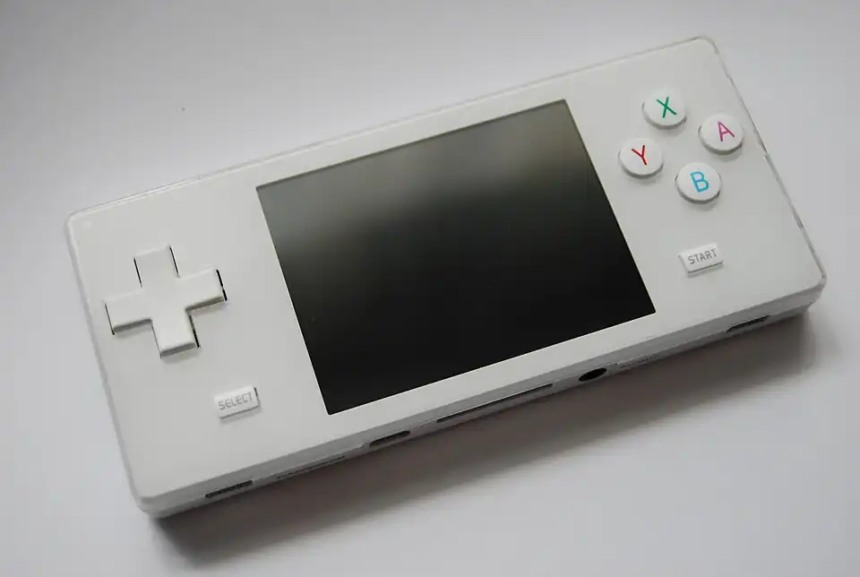 The Dingoo A320 handheld game console.
