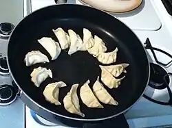 Step 8: Pan-fry the pot stickers in a little oil