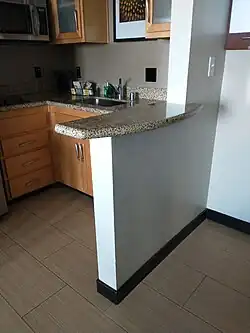 There is even a little bar!