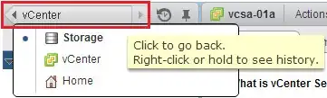 Screenshot from vSphere Web Client