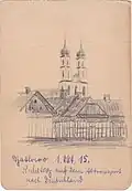 Painting by unknown author, 1915