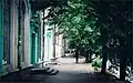 Pedestrian part of the district's Ivan Mazepa Avenue [uk]