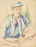 Bob Shepherd concentration camp portrait