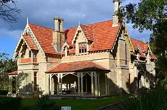 Greycliffe House, Vaucluse. Completed c. 1852.[51]
