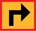 Direction sign