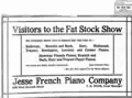 ad in Fort Worth paper, 1911