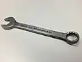 A 1933 5/8" Plomb combination wrench.