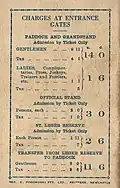 Back cover showing charges at the entrance gates