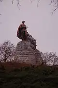 Photograph taken from the lower part of the memorial