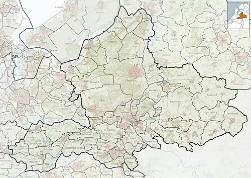2018–19 Hoofdklasse is located in Gelderland