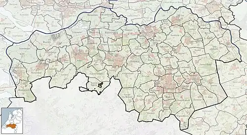 2016–17 Derde Divisie is located in North Brabant