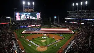 Progressive Field, home of the Cleveland Guardians baseball team
