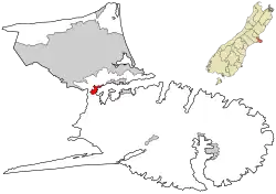 Rural settlement area within Christchurch City Council boundaries
