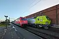 Locomotive change at Padborg