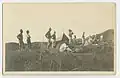 Wilbur Rogan at camp with the 24th Infantry